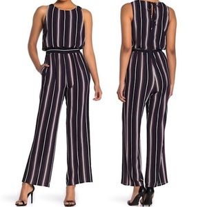 Eliza J. Stripes Jumpsuit